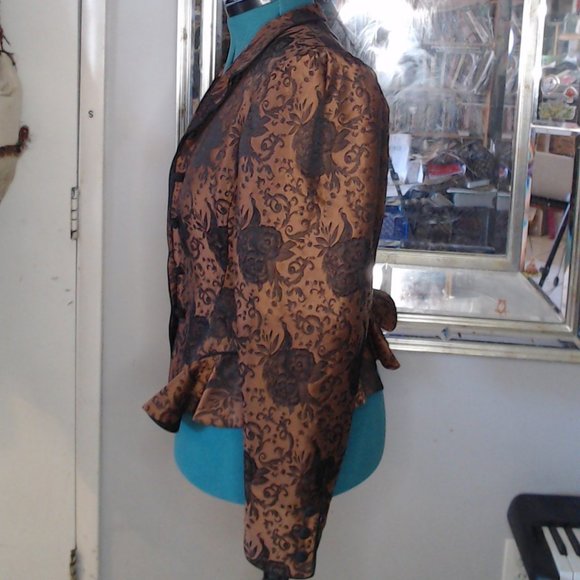 Emanuel Ungaro Parallele Vintage Floral Suit Jacket NWOT - Picture 4 of 7